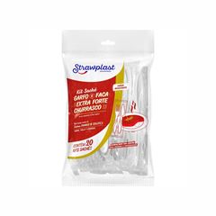 GARFO EXTRA FORTE PARA CHURRASCO BRANCO
