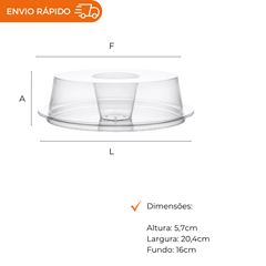 FORMA PUDIM COM TAMPA 1100ML - PW53 TWH