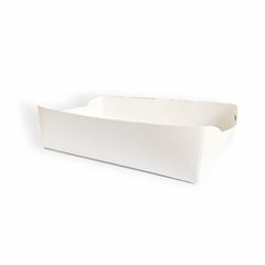 CAIXA PARA PORÇÕES 9X15CM BRANCA LISA