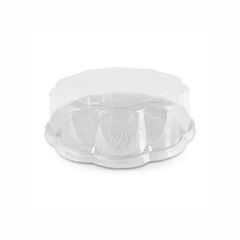 EMBALAGEM PET TORTA GRANDE BRANCA - G 60FB