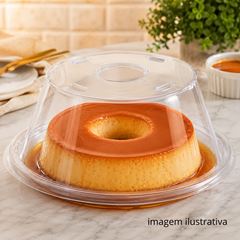 FORMA PUDIM COM TAMPA 750ML - PW70 TWH