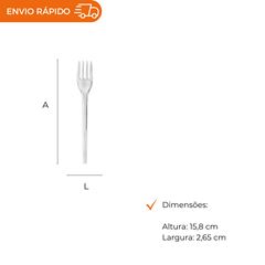 GARFO REFEIÇÃO CRISTAL LEVE - GCS 501