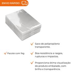SACO PLÁSTICO DE POLIPROPILENO 10X15X0,006