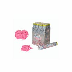 LANÇA CONFETE CREPOM REVELAÇÃO 30CM ROSA