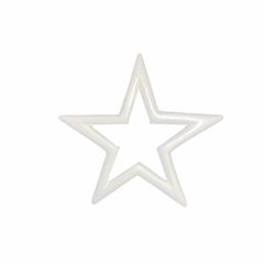 GUIRLANDA DE NATAL DE ISOPOR MODELO ESTRELA 500MM