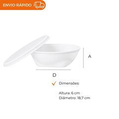 MARMITEX DE ISOPOR COM TAMPA 750ML - PT-102 Q