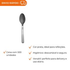 COLHER REFEIÇÃO PRATA FORTE - CSP 607
