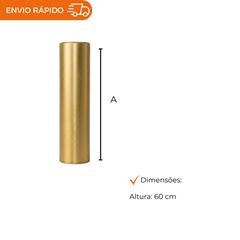 BOBINA DE PAPEL PRESENTE DOURADO 60CM