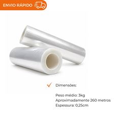 STRETCH SEM TUBETE 50X0,25 COM 3 KG DE FILME