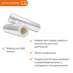 STRETCH SEM TUBETE 50X0,25 COM 3 KG DE FILME