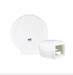 DISPENSER PARA PAPEL HIGIÊNICO ROLÃO BRANCO ECOLÓGICO 500M