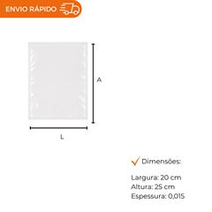 SACO A VÁCUO - 20X25X0,015CM