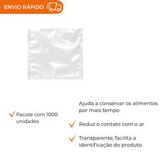 SACO A VÁCUO - 20X20CM