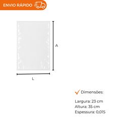 SACO A VACUO - 23X35X0,015