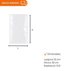 SACO A VACUO - 25X35X0,012