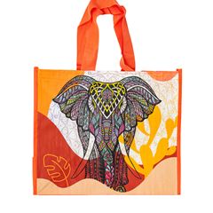 SACOLA RETORNAVEL 40X35 LARANJA 05