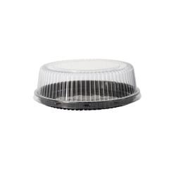 EMBALAGEM PET TORTA MINI PRETA - D 50 BAIXA