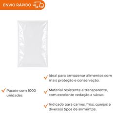 SACO A VÁCUO - 17X25 CM