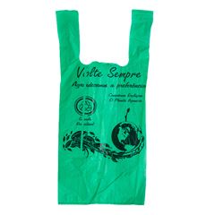 SACOLA C/ALCA 38X50 VERDE IMPRESSA VOLTE SEMPRE