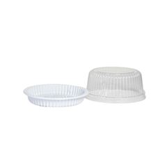 EMBALAGEM PET TORTA MINI BRANCA - D 35A
