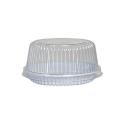EMBALAGEM PET TORTA MINI BRANCA - D 35A