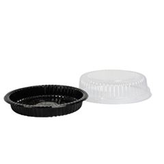 EMBALAGEM PET TORTA MINI PRETA - D 35 BAIXA