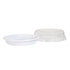 EMBALAGEM PET TORTA MINI BRANCA - D 35B