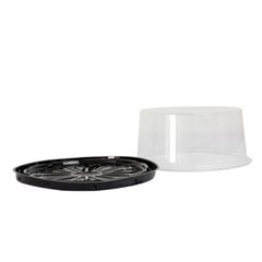 EMBALAGEM PET TORTA MINI PRETA- D 32 MÉDIA NOVA YORK