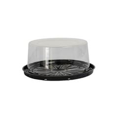EMBALAGEM PET TORTA MINI PRETA- D 32 MÉDIA NOVA YORK