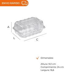EMBALAGEM PET DOCE ARTICULADO - DA 20