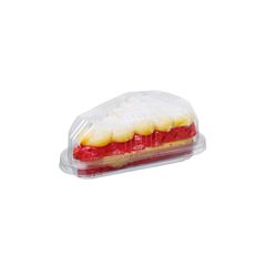 EMBALAGEM PET FATIA TORTA CRISTAL - D 630