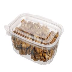 POTE 250ML PET RETANGULAR COM TAMPA ARTICULADA - DA 88