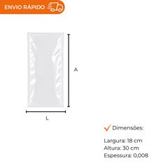 SACO A VÁCUO - 18X30CM