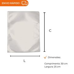 SACO A VÁCUO - 25X30X0,015