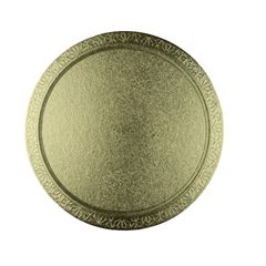 CAKE BOARD REDONDO 38CM DOURADO
