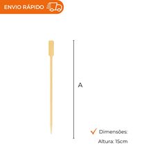 ESPETO GOLF BAMBU 15CM