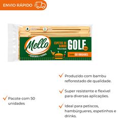 ESPETO GOLF BAMBU 15CM