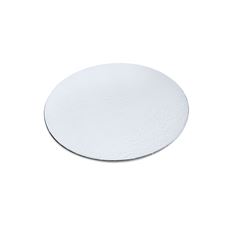 BASE LAMINADA REDONDA GK PRATA 23,0CM