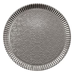 PRATO LAMINADO PRATA 47,0CM NUMERO 10