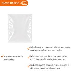 SACO A VÁCUO - 20X25X0,012 CM