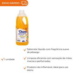 SABONETE LIQUIDO PEROLIZADO DUOMO PESSÊGO 2L