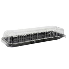 EMBALAGEM PET FATIA TORTA PRETA - D 63M