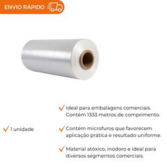 FILME POLIOLEFÍNICO MACROPERFURADO 500X15