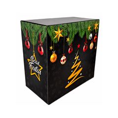 CESTA DE NATAL DUPLEX PRETA - P