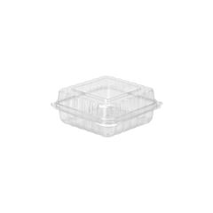 POTE 300ML PET QUADRADO COM TAMPA ARTICULADA - G 655 SF