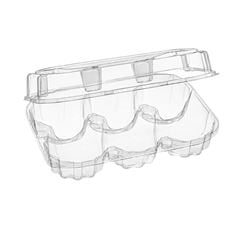 EMBALAGEM PET PARA 6 DOCES CRISTAL - D 16