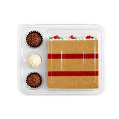 EMBALAGEM BOLO + 3 DOCES CRISTAL