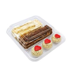 EMBALAGEM PARA BOLO + DOCES + SALGADO CRISTAL