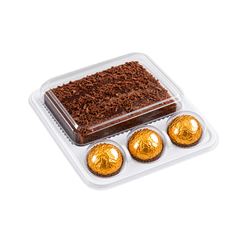EMBALAGEM P/BOLO + 3 DOCES BABY BRANCO
